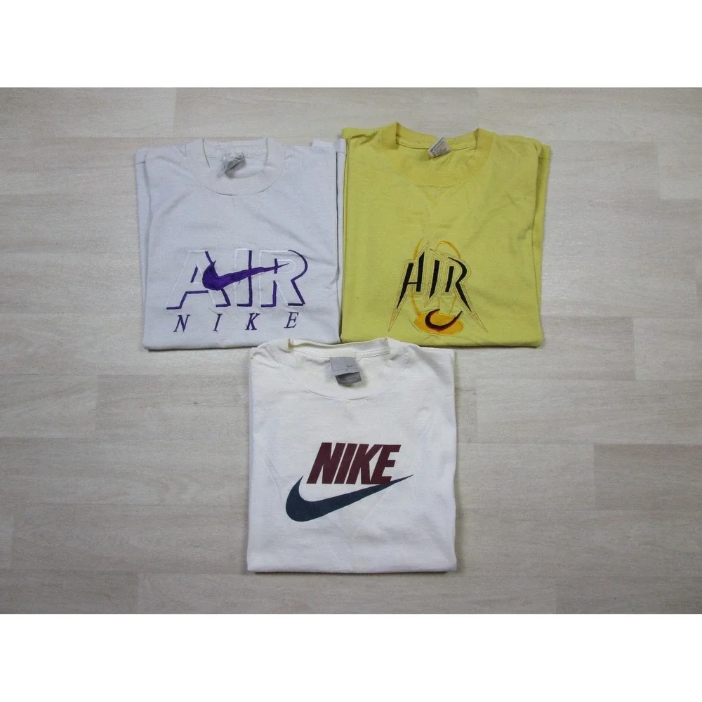 Vintage‎ Nike Men's Lot of 3 T Shirts Size (M/L) 1990's Rare Graphics Sports